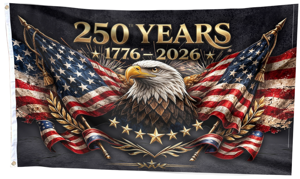 Eagle Rises 250th Celebration Flag