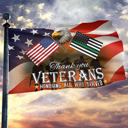 Freedom Defenders Tribute Outdoor Flag