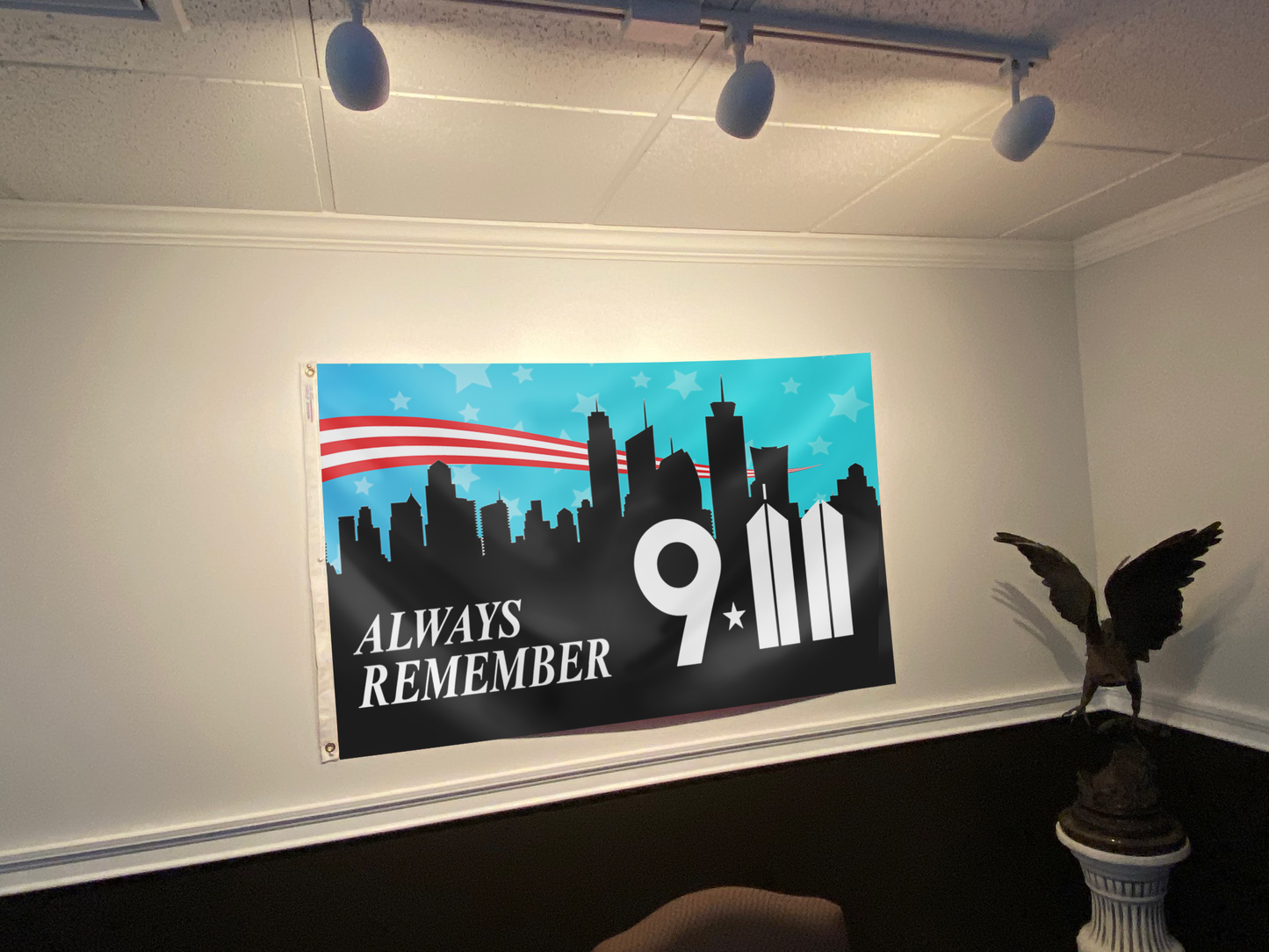 Always Remember Honor Home Flag