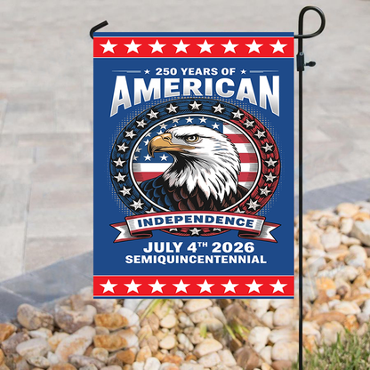Patriotic Yard Welcome Garden Flag