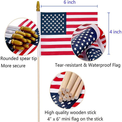 Mini Patriotic American Flag Pack