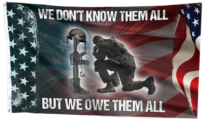We Owe Them All Memorial Flag