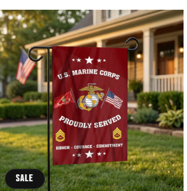 Patriot Yard Marine Corps Flag