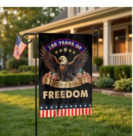 Patriotic Freedom Garden Flag